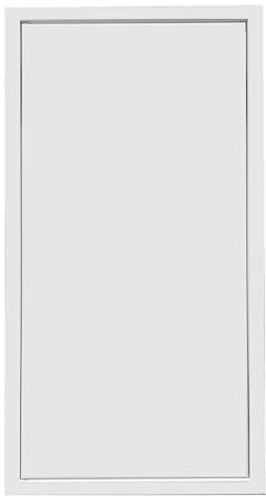AIROPE Revisionsklappe 400x600 mm aus Stahlblech, weiß, Magnetverschluss – Revisionstür & Wartungsklappe für Trockenbau, Wasserzähler, Decke, Badewanne, Sicherungskasten, Kabel- und Rohrverkleidung