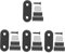 PartyKindom 48 Stk Eckcode-Befestigungen flache Halterung flache Eckwinkel gerade Klammer Reparaturbeschläge Schrankbeschläge Reparaturplatte Flickplatten für Holz Rostfreier Stahl