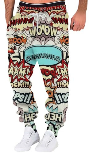 KONG JIMFAN Jogginghose Herren Sweathose Herren Bodybuilding Hose Herren Hose Jogginghose Herren Baggy Hosen Herren Trainingsanzug Herren Baumwolle Laufhose Herren Chino Hose Herren(#A Sky Blue,3XL)