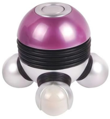 XIAOBAN Mini masseur portable – Vibrations de massage puissantes pour soulager les muscles et la relaxation, masseur corporel vibrant portable avec lumière LED pour soulager la douleur de la main, de