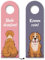 Bleib draußen! Komm rein! Hunde Türhänger Lustiges Türschild für Hundebesitzer - humorvolle Deko