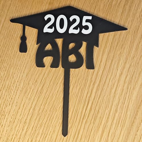 CAKETOPPER ABITUR 2025 schwarz