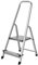 HR Hogar - Escalera Plegable 2 Peldaños de Aluminio Homologada - Fabricada en Europa - Antideslizante, Resistente y Segura - Carga máx. 150 kg, Altura útil: 35 cm