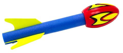 Carousel Home Giant Throwing Rocket | Jumbo Flying Foam Throw Rocket for Adults & Kids | Large Outdoor Throwing Toy - 53cm