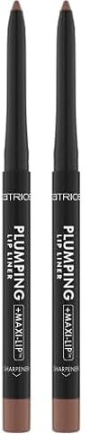 Catrice Cosmetics Plumping perfilador de labios voluminizador, hidratar/humectar, de larga duración, matificante, color intenso, mate, 0.35 g (Paquete de 2)