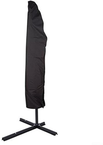 210D Housse de protection contre le vent et les précipitations pour parasol d'extérieur 280 cm