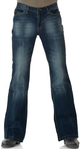 Bootcut Jeans Star Burn dunkelblau - Enganliegende dunkle Herren-Jeans im Vintage-Style