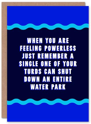 Artery8 When You Are Feeling Powerless Funny Joke Art Card
