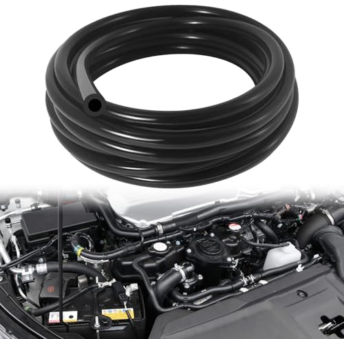 3M Tuyau sous vide, tuyau à dépression pour véhicule, tuyau en silicone 5mm, tuyau en silicone sous vide pour auto pour utilisation moteur et refroidisseur de véhicule, pompes, turbines, admission