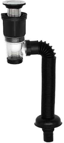Flexibler Siphon für Waschbecken, Geruchsverschluss, ausziehbar, Reinigungszubehör für Toilette, Dusche, Wohnwagen