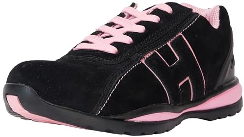 Argentina Chaussures de travail Chaussures de sécurité Taille 36-41 Femme Embout d'acier - noir/rose - Taille 36 EU