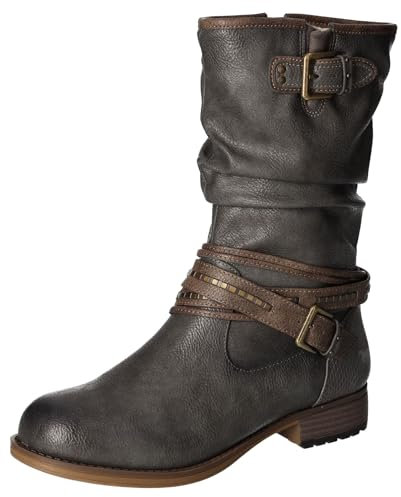 Mustang 1139-624-259, Stivali Donna, Grigio (Graphit), 38 EU