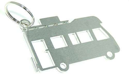 DisagrEE Schlüsselanhänger Wohnmobil - hochwertiger Edelstahl - gebürstet