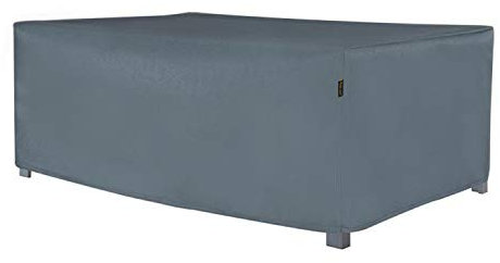 Gartenmöbel Abdeckplane für Tische, Abdeckhaube Schutzhülle Abdeckplane, wasserdichtes, Atmungsaktives, Grau, 205x100x70H cm