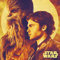 Star Wars Leinwanddruck, Baumwolle, Mehrfarbig, 40 x 40 cm