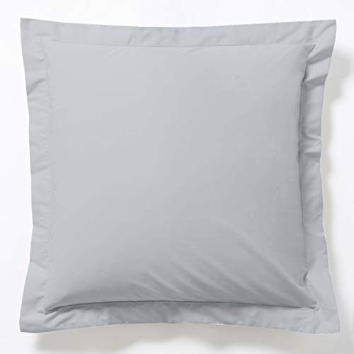 Vision – Kissenbezug – Perlgrau – 65 x 65 cm – 100% Baumwolle – Dicht gewebt – Weich und geschmeidig – Öko-Tex-Zertifiziert
