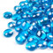 GASPRO Reflektierendes Feuerglas, 1,3 cm hoch, gehärtetes Feuerglas 10-Pounds Caribbean Blue Luster