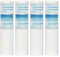 Geekpure Cartuccia filtrante di ricambio per sedimenti in polipropilene - 2,5 x 10 pollici, 5 micron, confezione da 4