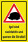 Melis-Folienwerkstatt Schild Igel queren die Straße - 30x20cm - Bohrlöcher - 3mm Aluverbund – 20 VAR S00359-120-C