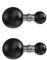 Ball Holder 1 Inch Ball Head to 0.67 Inch Ball Head Compatible with RAM Dual Ball Socket Arm Ball Adapter (Pack of 2, SZZS-R10), Black R10 x 2