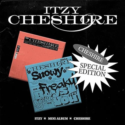 ( Pre-Order Benefit ) (SPECIAL EDITION) ITZY CHESHIRE Mini Album ( A Ver. +1ea Store Gift Card ) K-POP SELAED