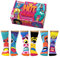 Hot Heads Gesichter Oddsocks Socken in 37-42 im 6er Set - Strumpf