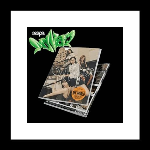 aespa MY WORLD 3rd Mini Album CD+POB+Photocard+Tracking Sealed (Tabloid Version)