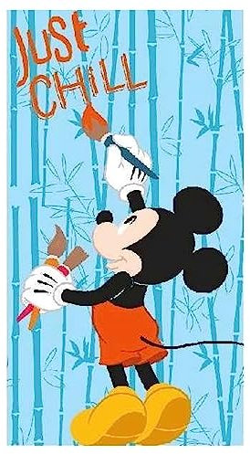 Theonoi Kinder - Handtuch Saunatuch Strandtuch Duschtuch Badetuch - 70 x 140 cm -Geschenk Jungen Mikrofaser (Mickey)