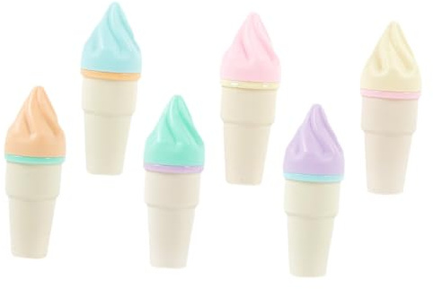 EXCEART 12 Stk Textmarker Mehrfarbig Mini-Eis süßer Filzstift Ausmalmarker für Erwachsene Kinder malen Marker Bücherregale Schulbedarf entzückende Marker Modellieren Malstift Student Abs bunt