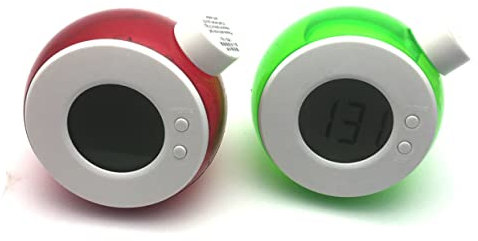 PRETYZOOM Wasserbetriebene Uhr Mit Grünem Led-Display Umweltfreundliche Wasserenergie-Uhr Ohne Batterie Für Nachttisch Und Schreibtisch Praktisch Und Einfache Handhabung