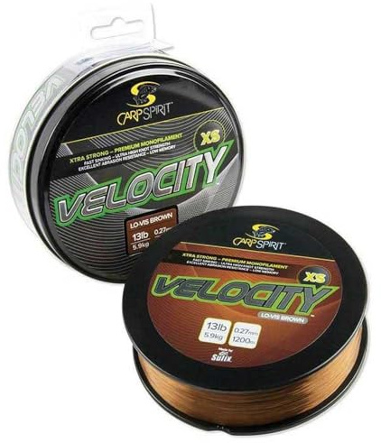 CARP SPIRIT VELOCITY XS GREEN 0.30 5000M Fisch Angelschnur