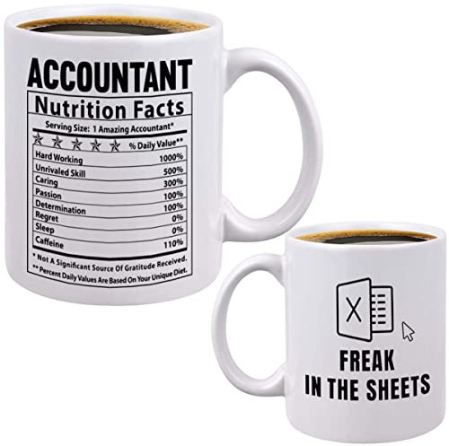 Lustige Buchhalter-Geschenke – Freak In The Sheets Excel-Tasse – Tabellenkalkulationsgeschenk für Buchhaltung, Chef, Kollegen, Finanzen, Banker, Weihnachten, Geburtstag, TLTI Best Accountant,