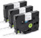 JINTUM 3X Kompatibel Brother TZe-131-12mm 0.47 Laminated Clear für Brother P-Touch TZc-131 Transparent Bänder für Brother P-Touch PT-H100R PT-H105 PT-H110 H107B PT-D400 PT-D210 PT-E100 D600VP 1000