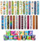 Yolistar 40 Pezzi Braccialetti Slap per Bambini, Dinosauri/Modello/Animale Marini/Animale della Foresta, Bracelets Gadget a Scatto, per Bambini Ragazze Ragazzi, Compleanno Festa Bomboniere Regalo