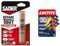 Sader Répare Tout - Pâte à Réparer Epoxy - Tous Matériaux – Intérieur/Extérieur – Couleur : Gris & Loctite Super Glue-3 Power Gel Mini Dose, colle forte enrichie en caoutchouc, mini-dose de colle gel