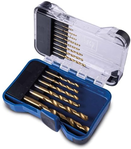 Scheppach HSS-Spiralbohrer-Set 15-tlg. HSS15 für 20V IXES Serie Akku-Bohrschrauber und Schlagschrauber