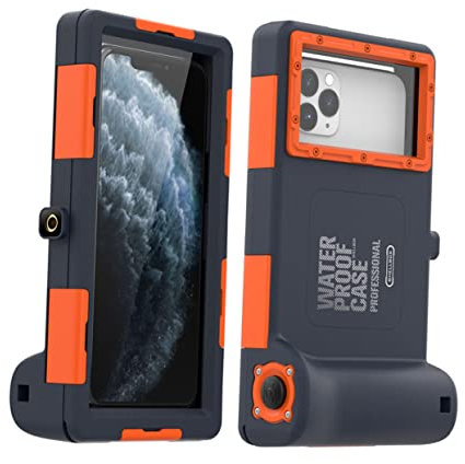 HOMSFOU 1 Pc Caparazón De Buceo Funda Universal Impermeable para Teléfono Protector De Teléfono a Prueba De Golpes Caja del Teléfono a Prueba De Agua Caso De Buceo Teléfono TPU