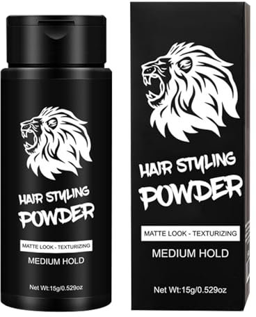 Haar-Styling-Puder – slick gorillaa Haar-Styling-Puder | Langlebig | Haarstaubpulver Für Männer | Textur Puderhaar Männer | 15g Haarwurzel-Lifting-Pulver | Haarpuder Männer Styling Für Haare