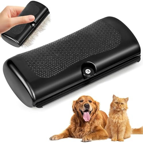 Fellwunder Bürste 2025 – Hunde Unterwollbürste mit Komfortgriff – Deshedding Bürste für Hunde & Katzen – Tierhaarbürste zur Fellpflege & Fellwechsel – Für Kurzhaar & Langhaar Felltypen (1)