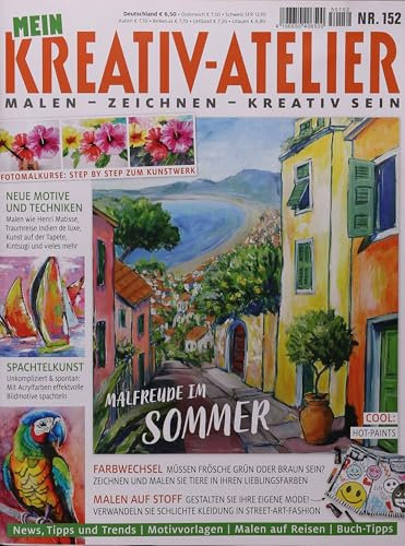 Mein Kreativ-Atelier 152/2025 Malerfreude im Sommer
