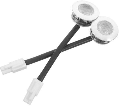 Tofficu LED Dunstabzugshaubenleuchten 2 Stück Abgedichtete Küchenunterbauleuchten mit Kompaktem Design Motorhaubenbeleuchtung Helle LED für Vollständige Ausleuchtung Beim Kochen