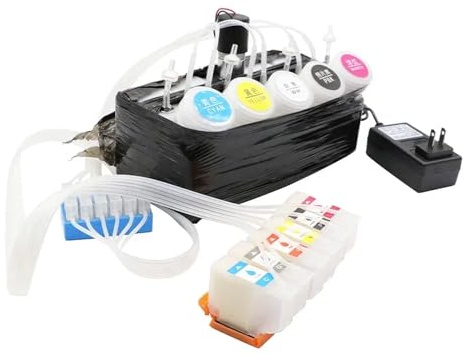 Système d'approvisionnement d'encre DTF CISS avec imprimante d'encre Blanc Compatible avec XP-15000 XP-15010 XP-15080