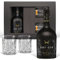 Coffret cadeau de gin Zanzibar Luxury Dry Gin (0.7 l) avec 2 verres tumbler. Le cadeau de luxe pour les connaisseurs