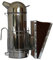 Smoker Classic BIG Rauchbläser aus Edelstahl mit echtem Lederblasebalg, Rauch Innendose und Hitze-Schutzschild …