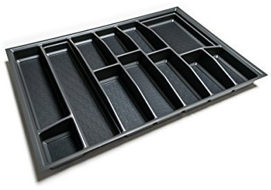 LANA solution Besteckeinsatz für 80er Schublade, 473,5 mm x 719 mm, anthrazit