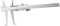 Marhynchus Messschieber National Industrial Grade Double Inner Groove Messschieber Interne Testkarte Gauge(9-200mm)
