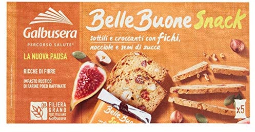 Belle Buone Galbusera Bellebuone Fichi Nocciole Snack X 5, 150g