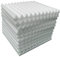 12 pièces Mousse Acoustiques Panneaux de Acoustique Pour de Studio insonorisation Traitement KTV Jeu en Direct Panneau Absorbant Acoustique Coussin Absorbant Mousse - 30x30x2.5cm Blanc