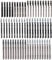 Keyohome 60 Pieces T-Shank Jigsaw Blade Set, High Carbon Steel Jigsaw Assorted Blades Set for Wood, Plastic Metal Cutting Compatible with Bosch, Festool, Hitachi, Milwaukee,Makita