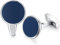 HONEY BEAR Herren Weiß Perle Schale Stein/Schwarz Achat Onyx Manschettenknöpfe Cufflinks Edelstahl Manschettenknopf für Hemd, Hochzeit Geschäft Geschenk,MEHRWEG (Navy blau)